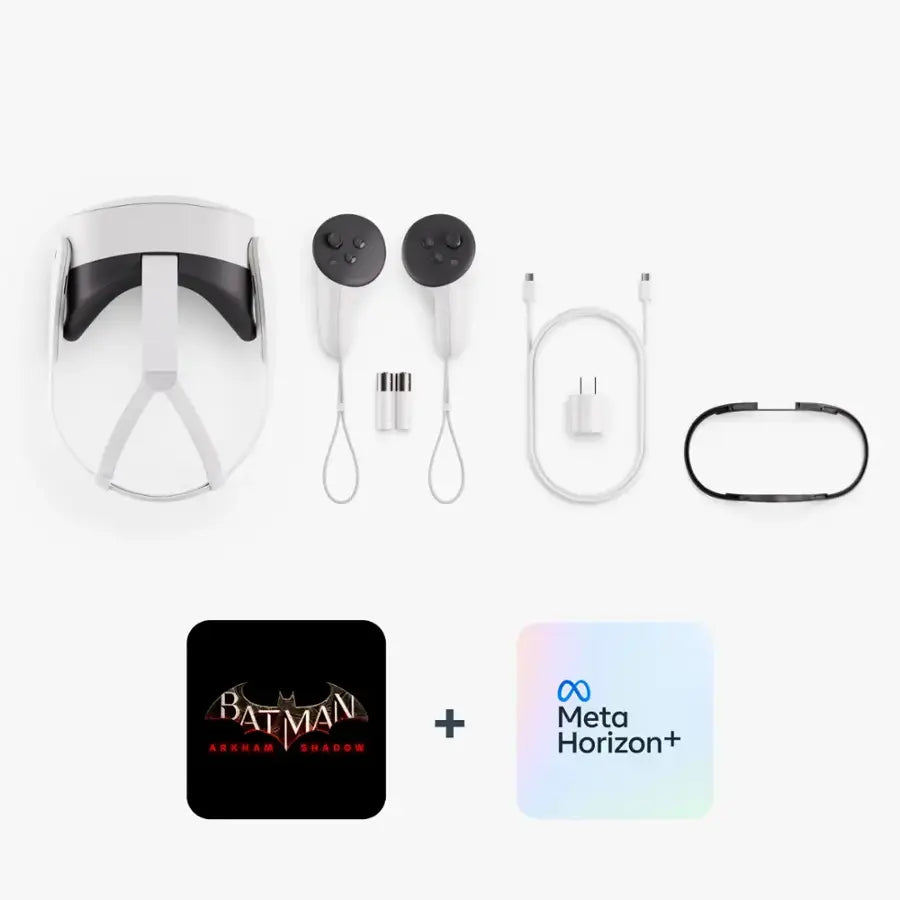 Meta Quest 3S 128GB — Get Batman: Arkham Shadow and a 3-Month Trial of Meta Horizon+ Included — All-In-One Headset - White