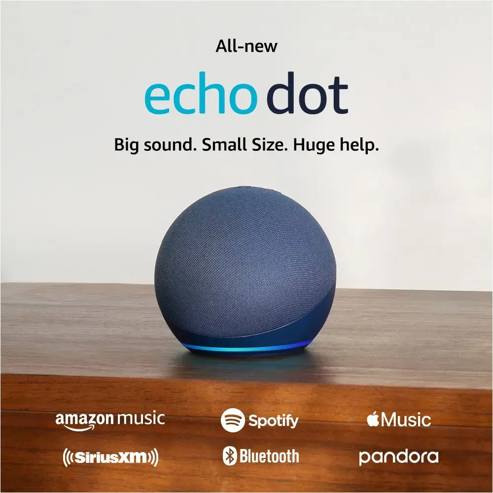 Amazon Echo Dot Smart Speaker with Alexa 5th Gen - Glacier White - Demo Deals