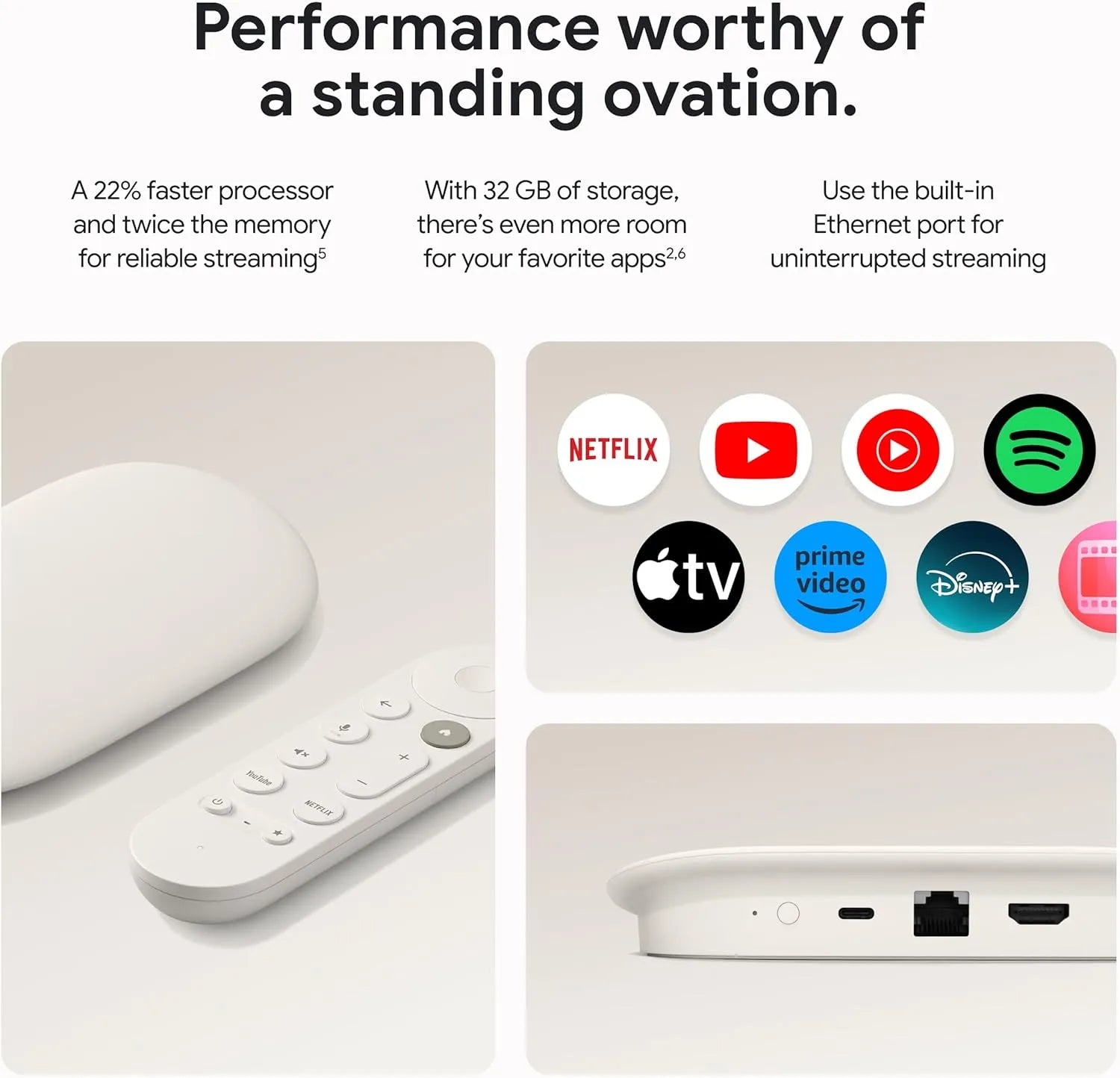 Google TV Streamer (4K) (Porcelain) (Parallel Import)