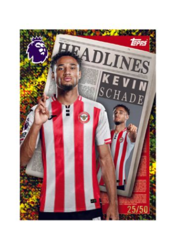 Topps Premier League 2026 Premium Soccer Trading Cards Mega Tin - Pink