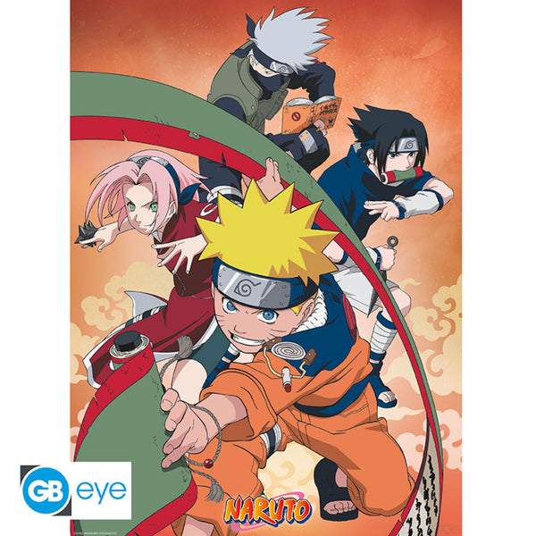 Naruto - Set 2 Chibi Posters - Team 7 (52x38) - Evogames