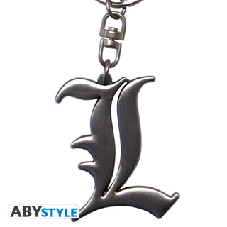 Death Note - Keychain 3D L Symbol - Evogames