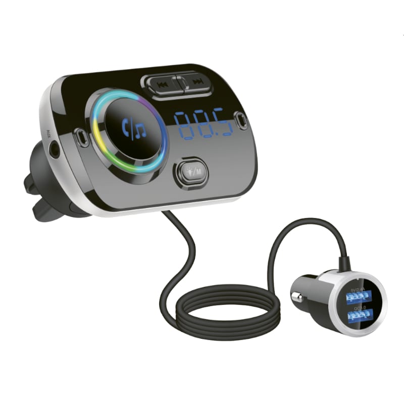 Gizzu bluetooth handsfree 2024 kit with fm transmitter