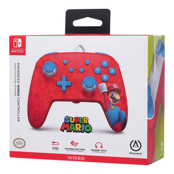 PowerA Nintendo Switch Wired Controller - Woo-hoo! Mario - Evogames