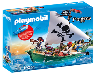 Playmobil Pirate Ship with Underwater Motor - Evogames