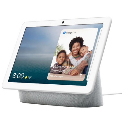 Google Nest Hub Max Smart Display with Google Assistant - Chalk