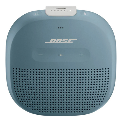 Bose - SoundLink Micro Portable Bluetooth Speaker with Waterproof Design - Stone Blue