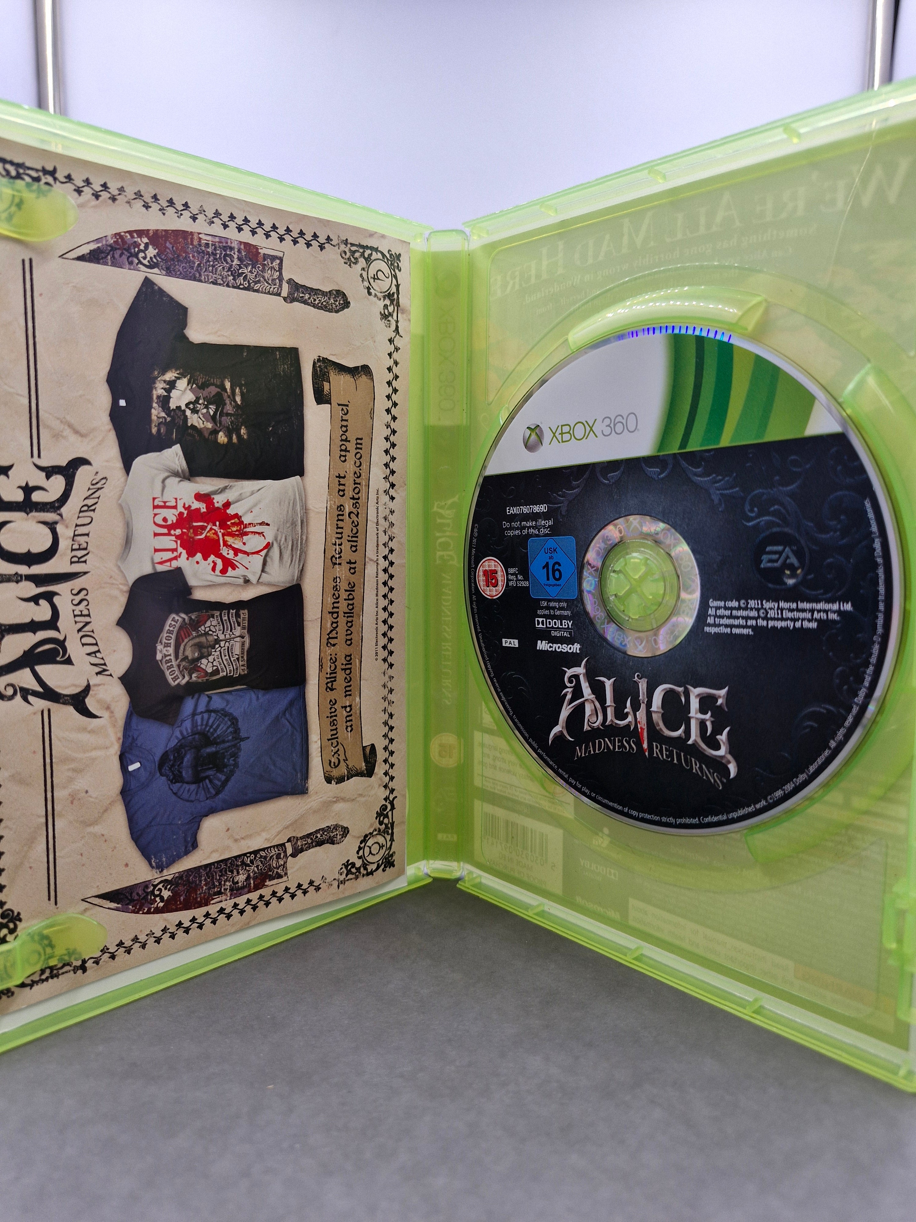 Alice Madness Returns - Xbox 360 - Please Read Description