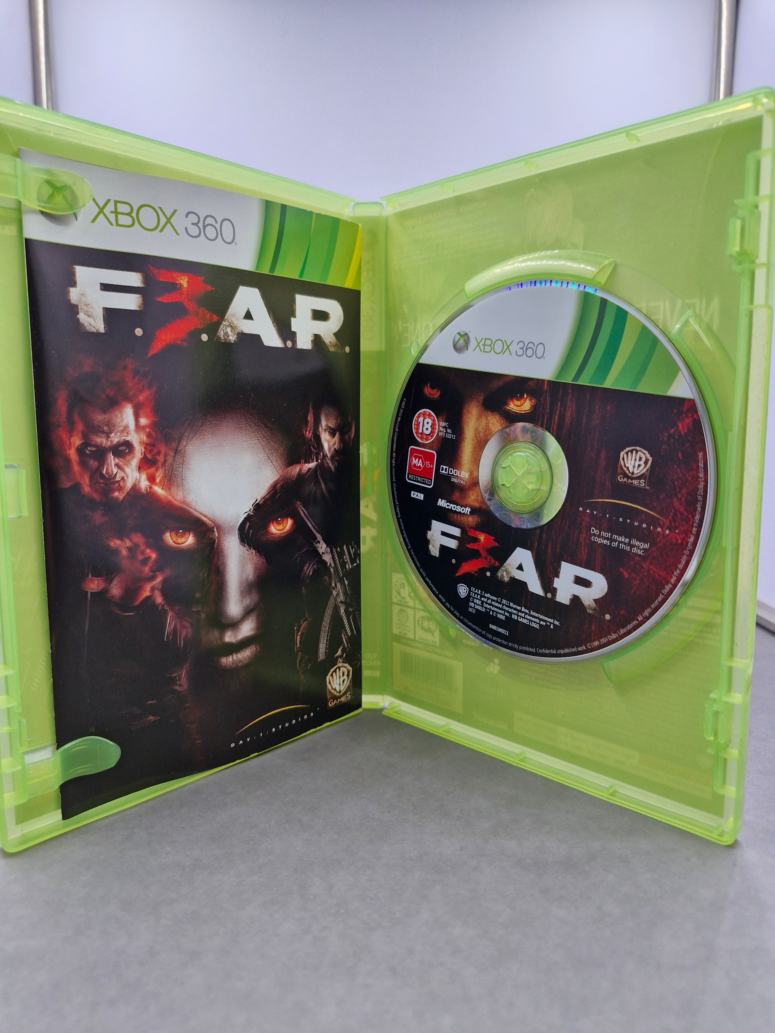 Fear 3 - Xbox 360 - Please Read Description