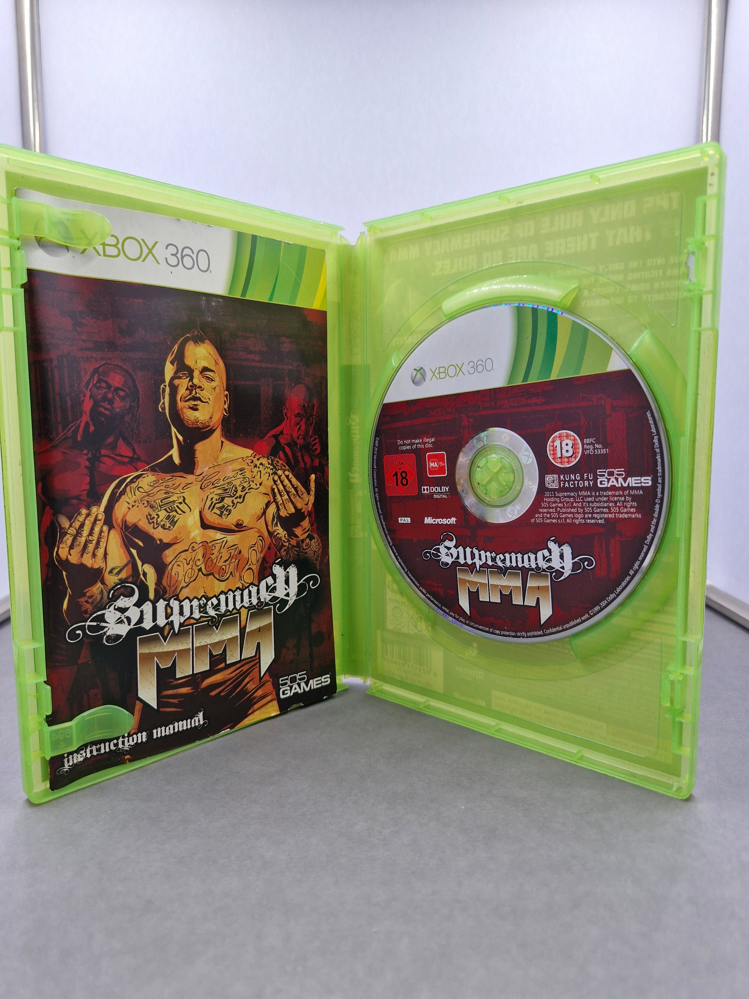 Supremacy MMA - Xbox 360 - Please Read Description
