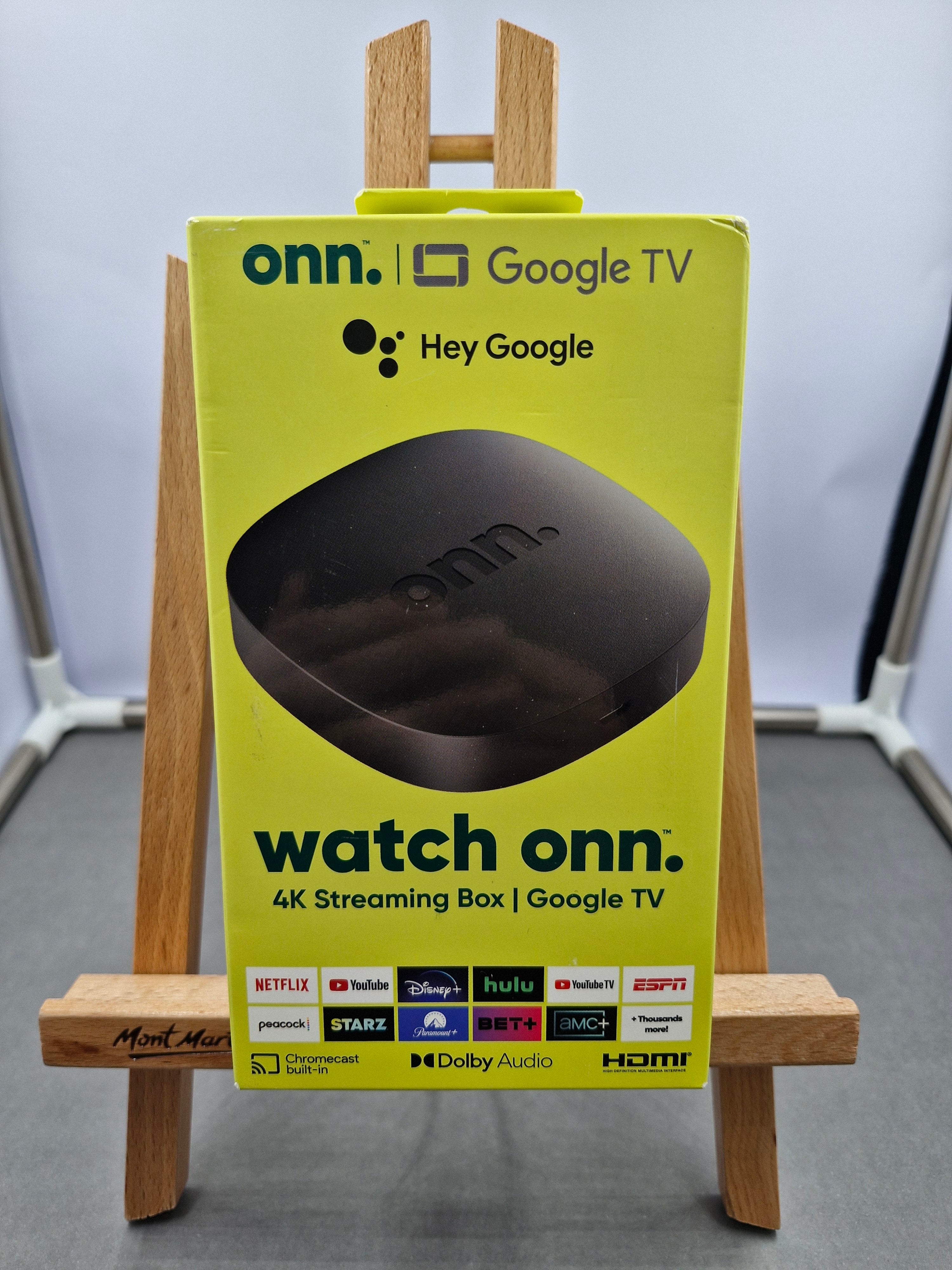 ONN - Google TV 4K Streaming Box (New, 2023), 4K UHD - Works with DSTV Stream & Showmax (Authentic)