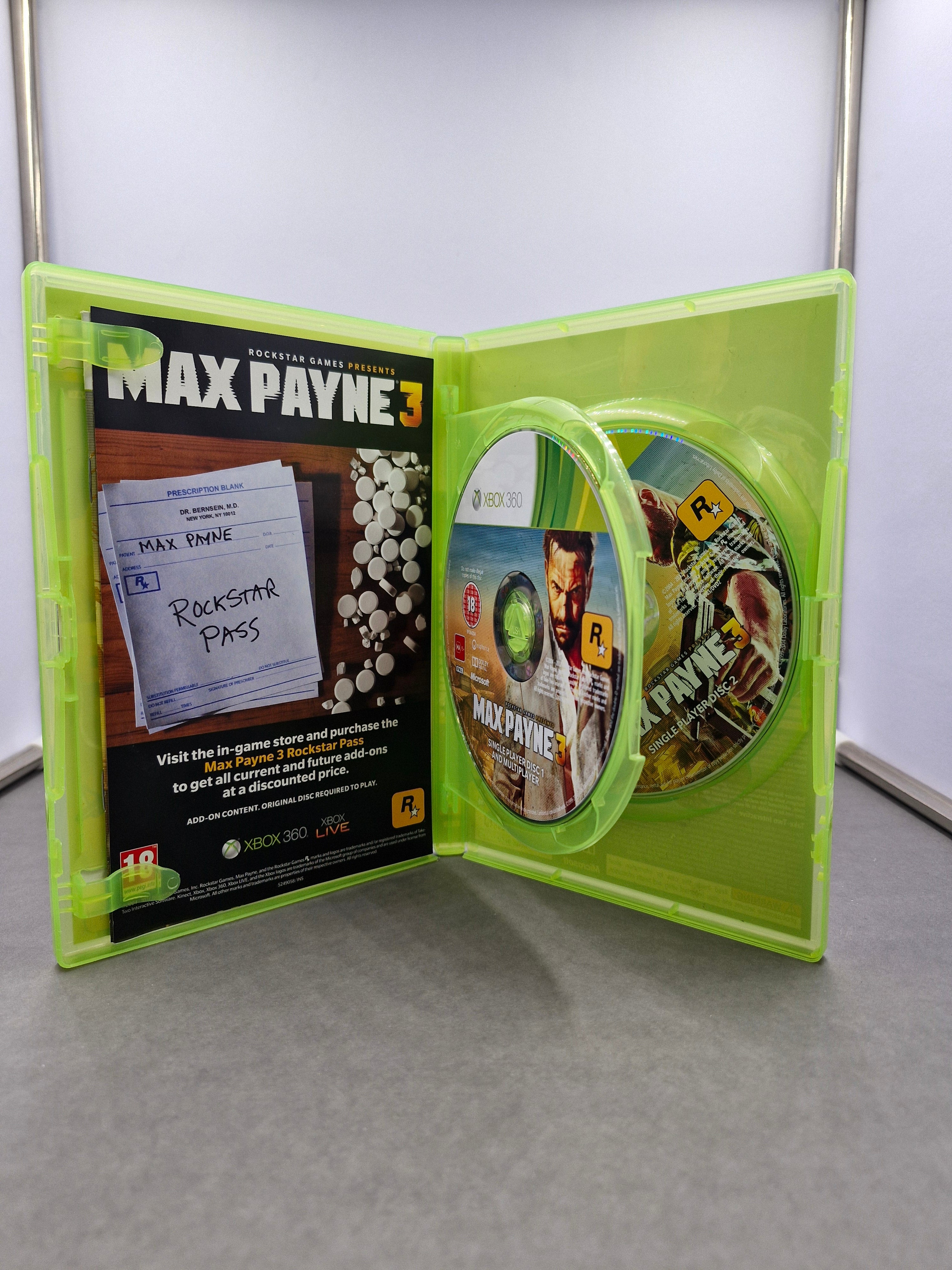 Max Payne 3 - Xbox 360 - Please Read Description