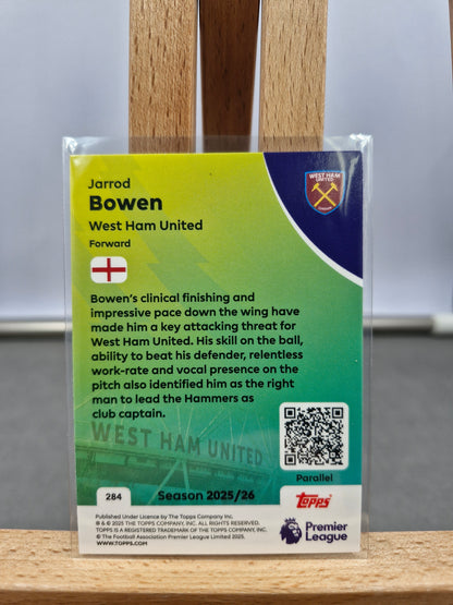 Topps Premier League 2026 - Jarrod Bowen West Ham - Aqua Mini Diamond Parallel Numbered 460/499