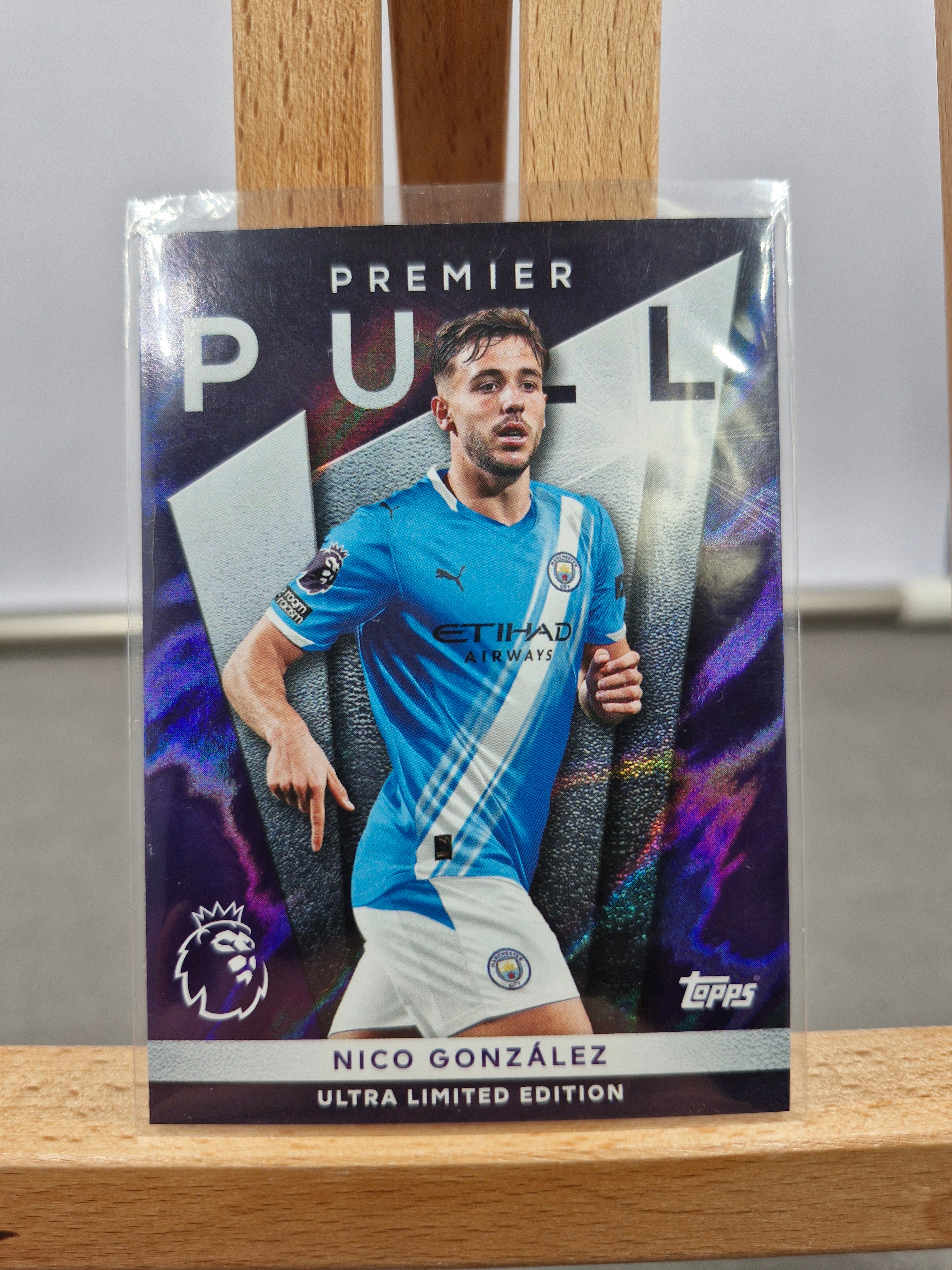 Topps Premier League 2026 - Premier Pull Nico Gonzalez Manchester City - Ultra Limited Edition (Mega Rare)