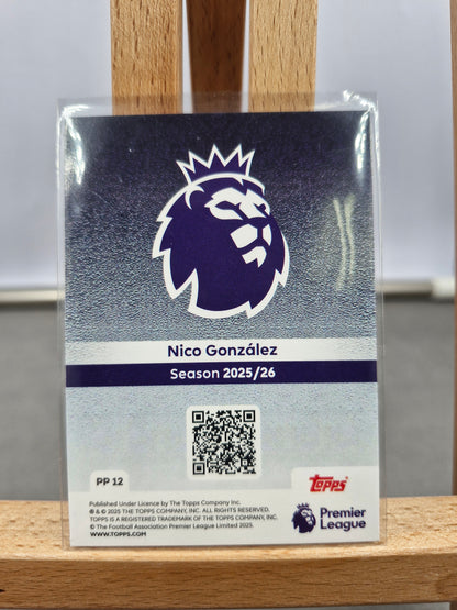 Topps Premier League 2026 - Premier Pull Nico Gonzalez Manchester City - Ultra Limited Edition (Mega Rare)