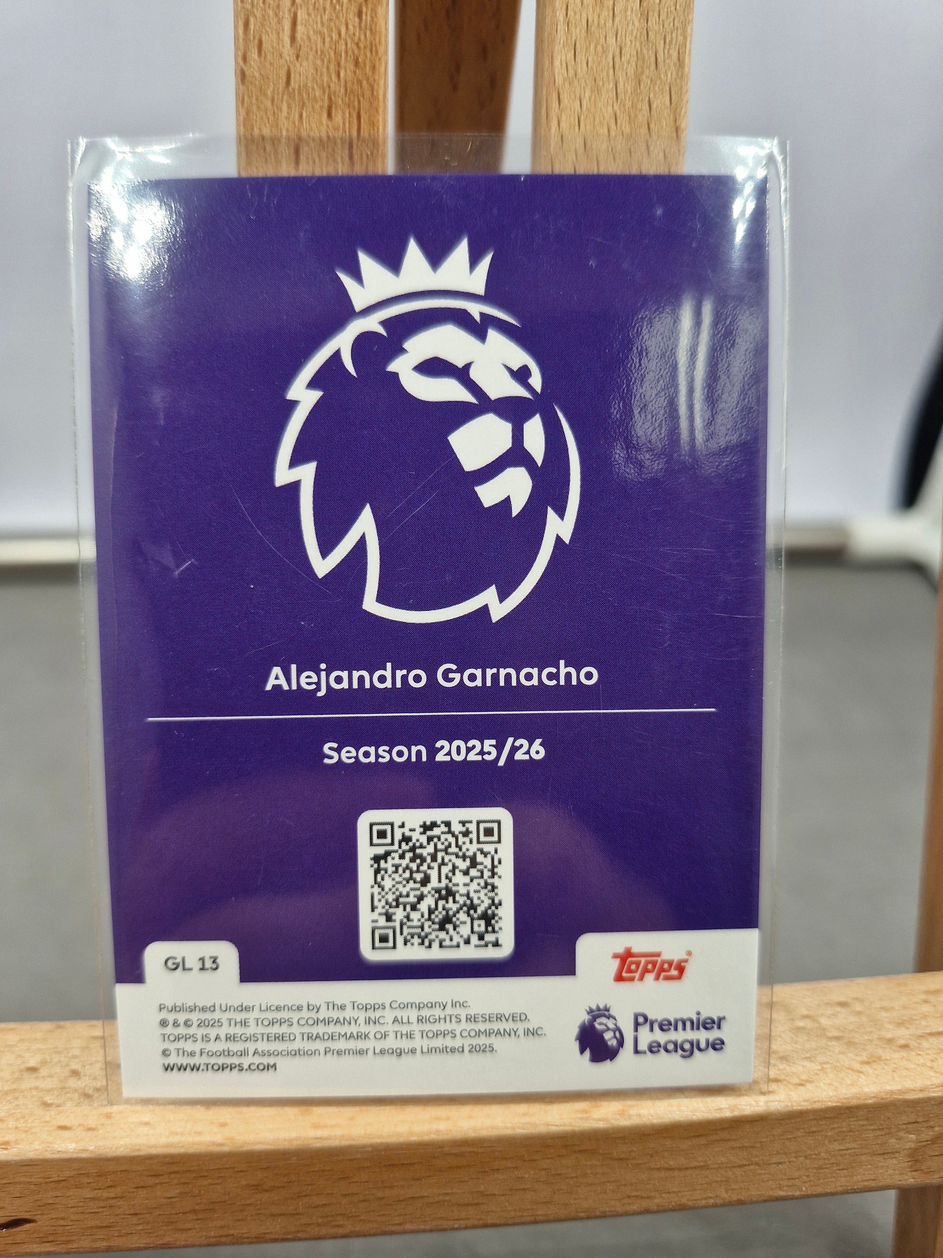 Topps Premier League 2026 - Gold Lion - Alejandro Garnacho Manchester United