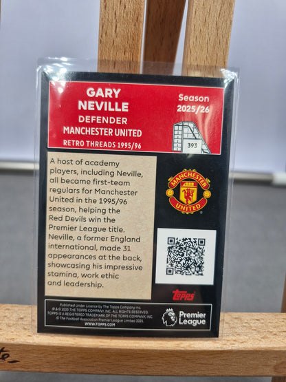 Topps Premier League 2026 - Gary Neville Retro Threads 1995/96 (393)