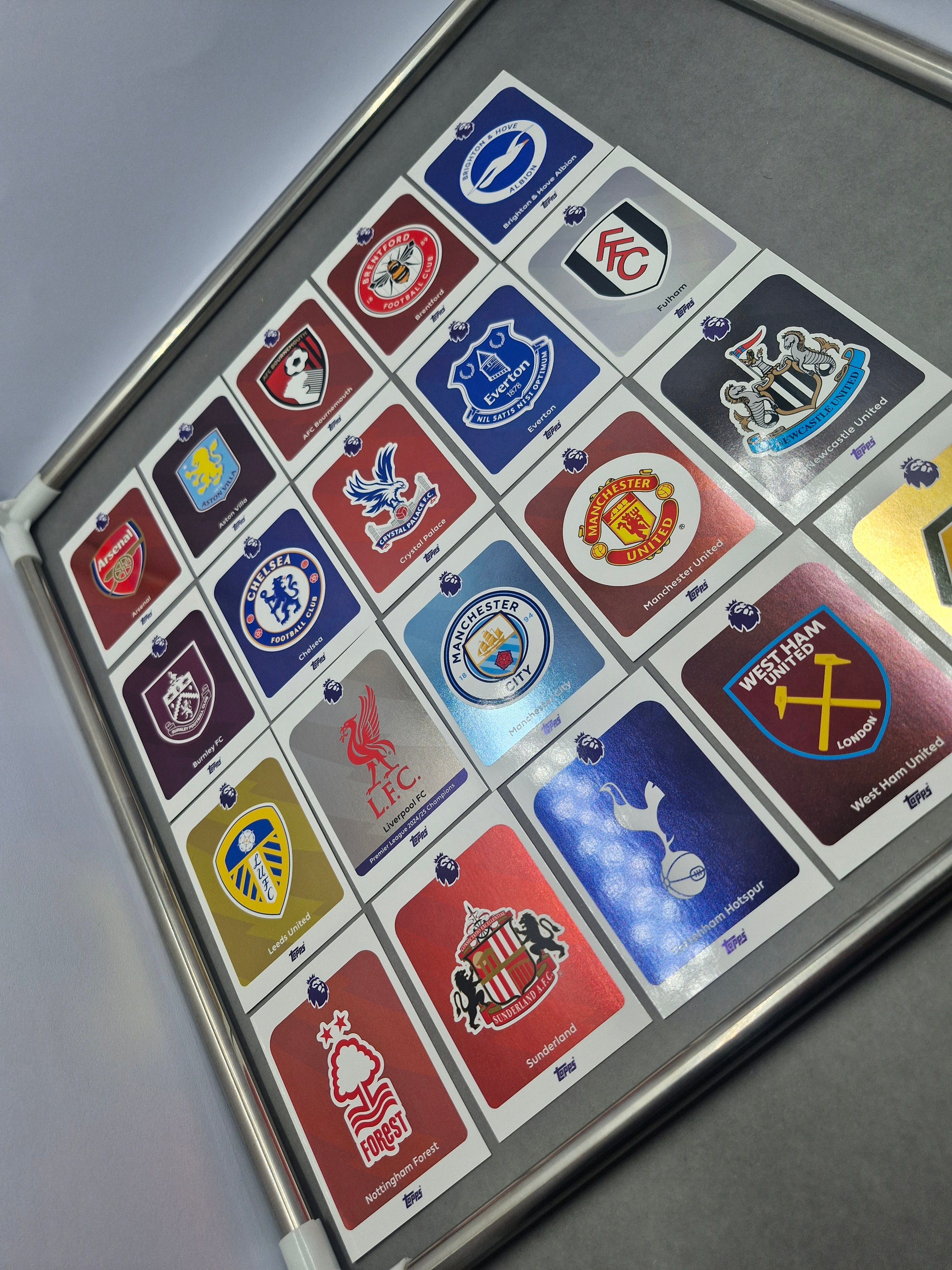 Topps Premier League 2026 - Base Club Crest COMPLETE Set