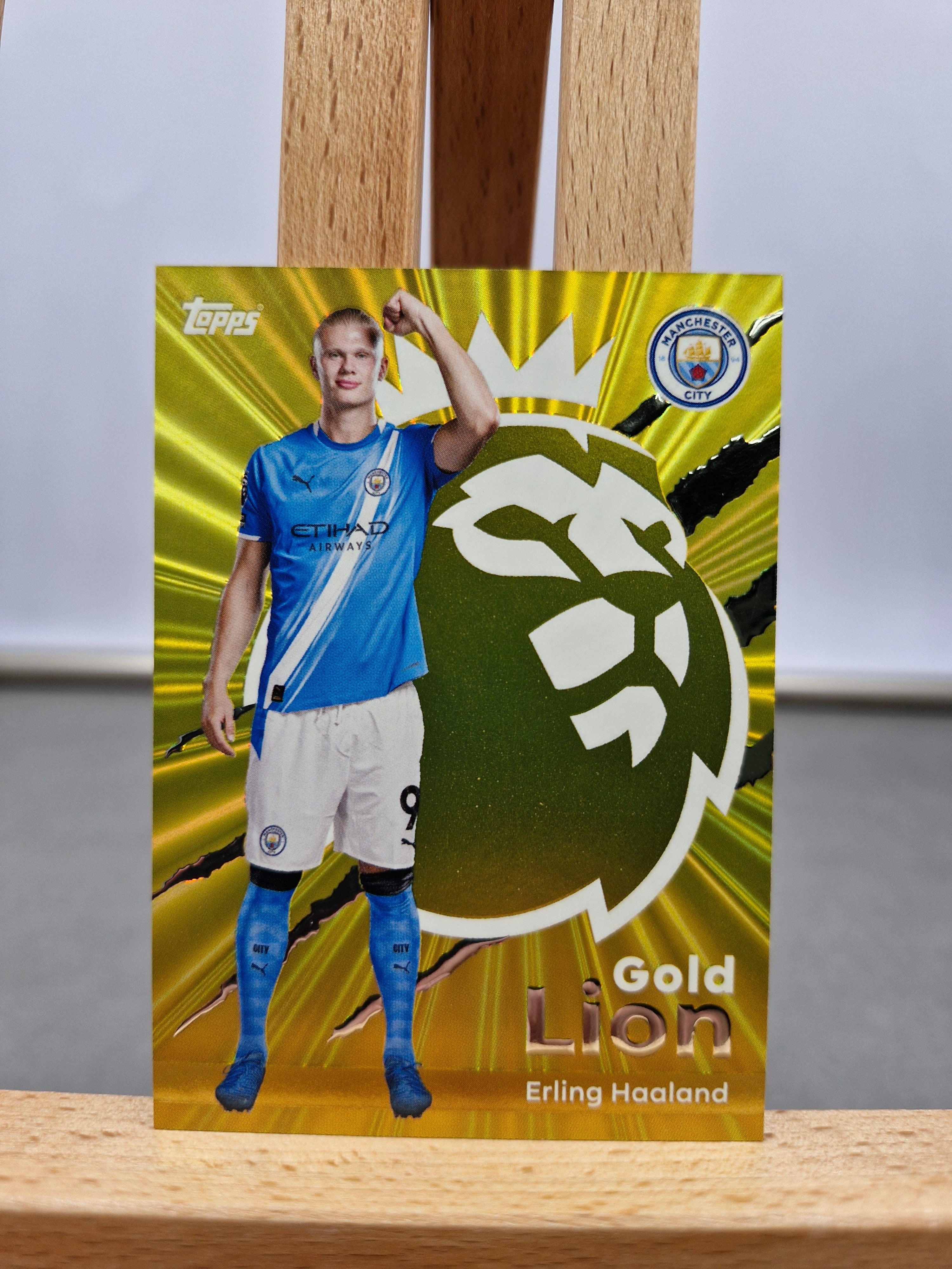 Erling Haaland – Gold Lion (Topps Premier League) 2025/26