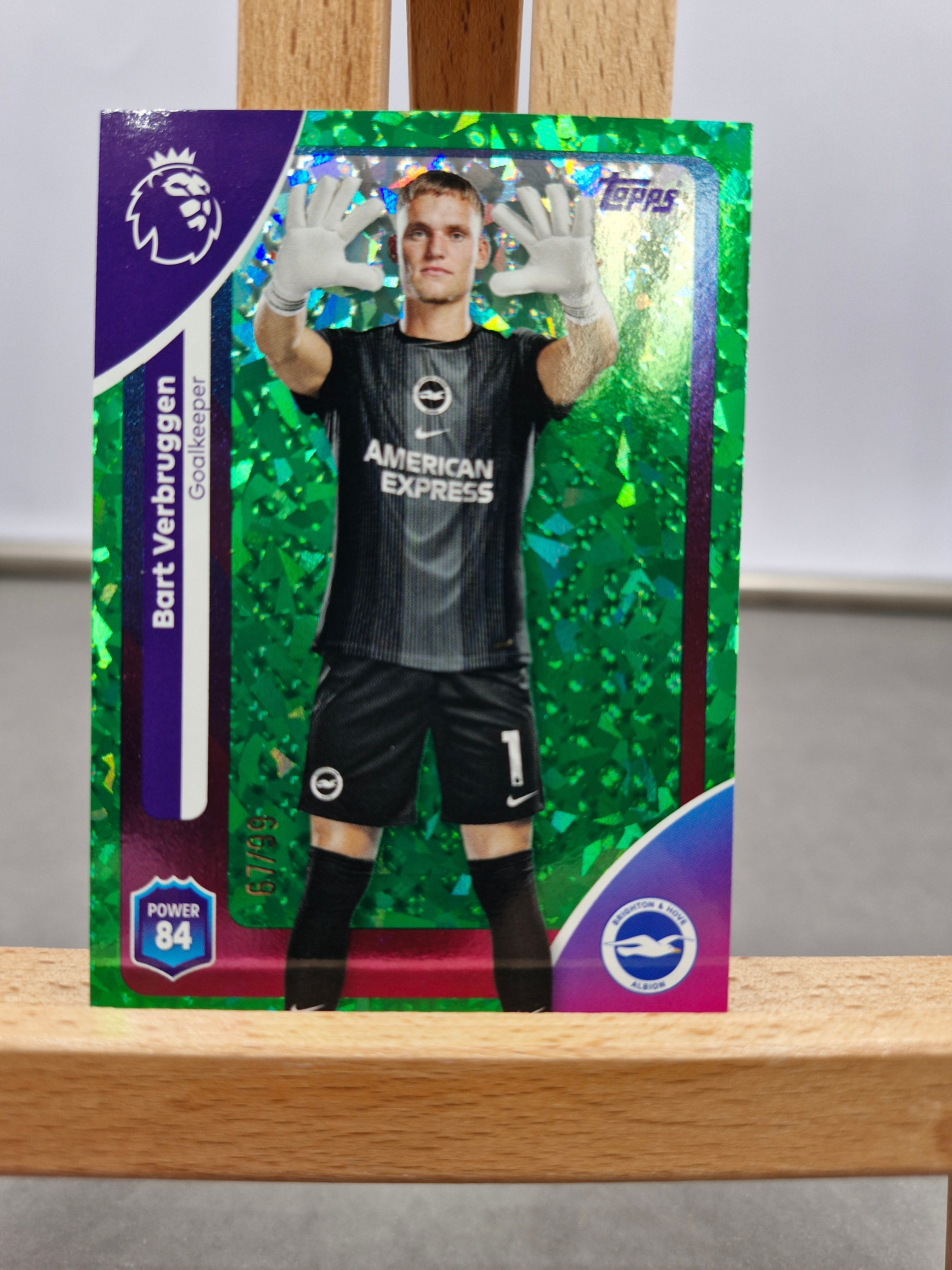 Bart Verbruggen – Green Ice Parallel (#67/99) - Brighton & Hove Albion