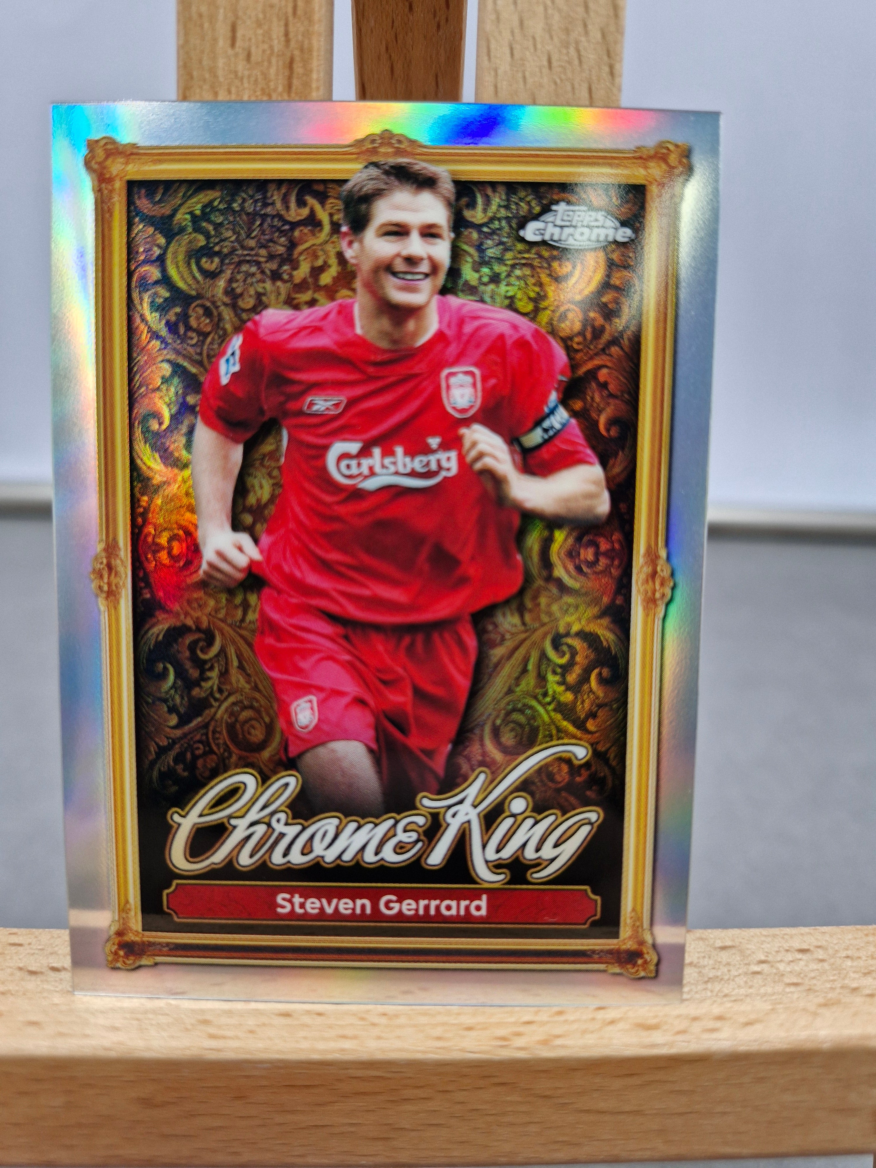 Steven Gerrard – Chrome King (Topps Chrome)