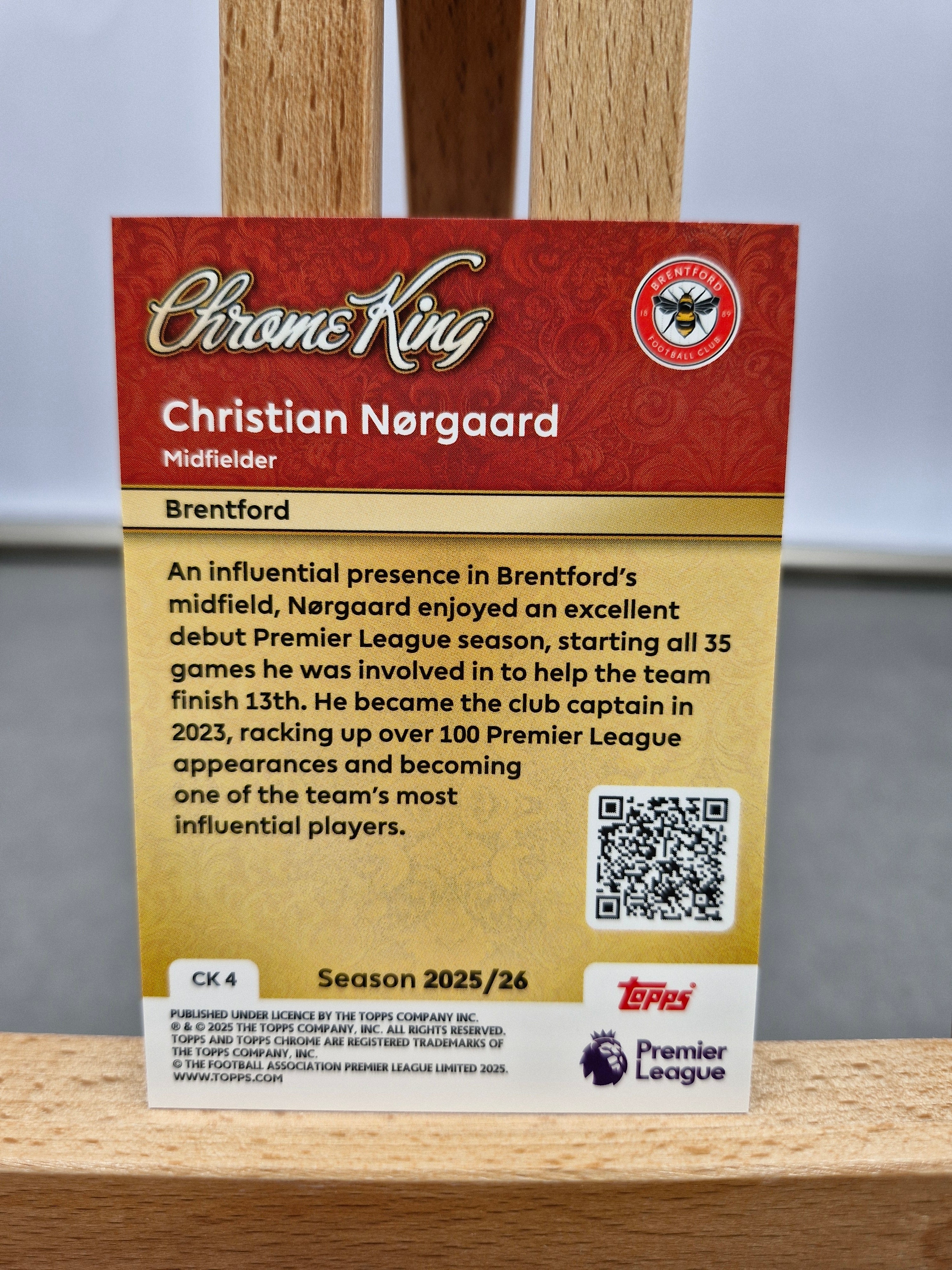 Christian Nørgaard – Chrome King (Topps Chrome)
