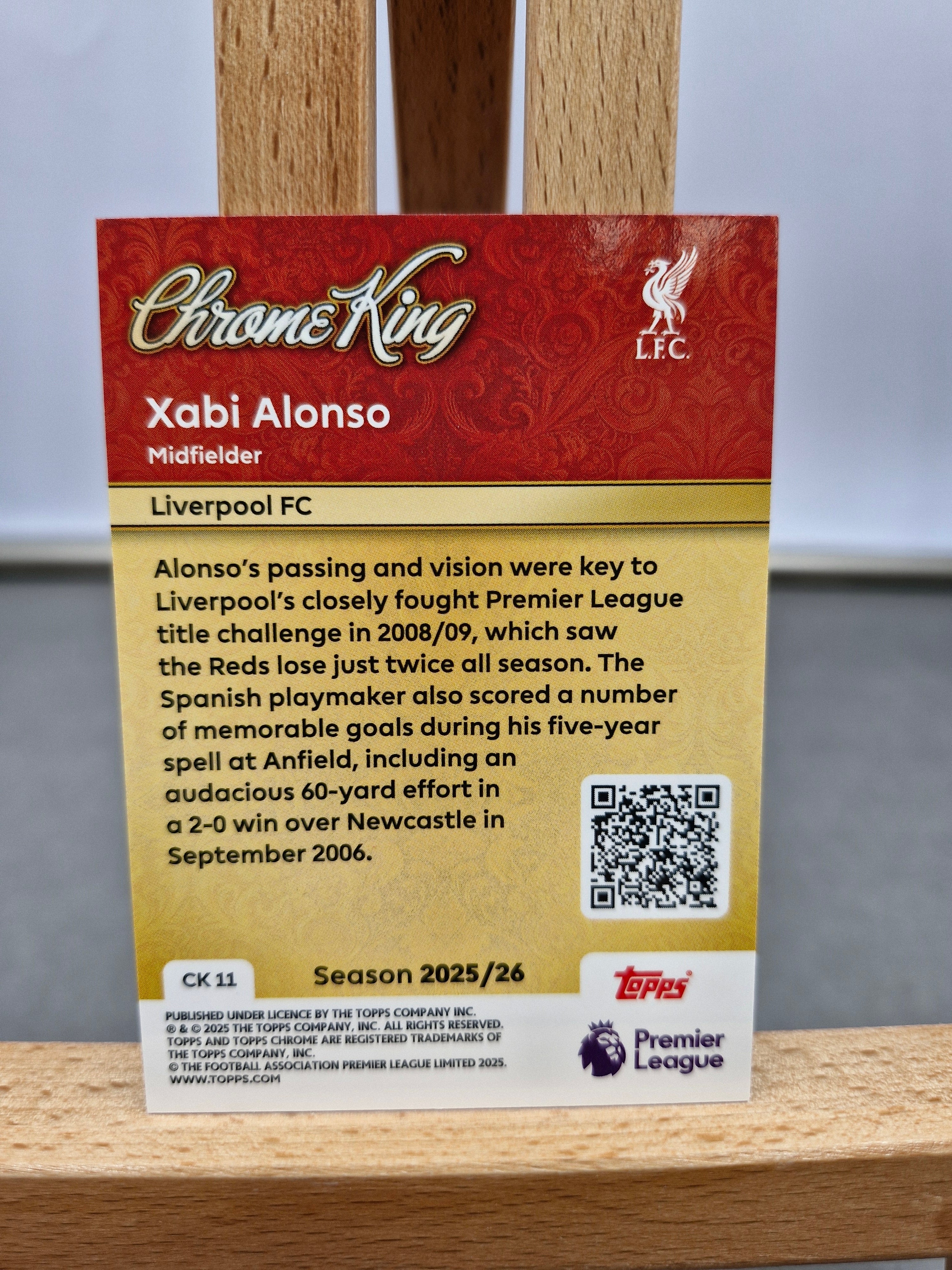 Xabi Alonso – Chrome King (Topps Chrome)