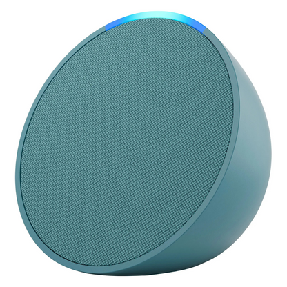 Amazon Echo Pop compact Wi-Fi and Bluetooth smart speaker with Alexa - Midnight Teal