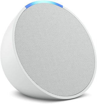 Buy glacier-white Amazon Echo Pop | Full sound compact Wi-Fi and Bluetooth smart speaker with Alexa