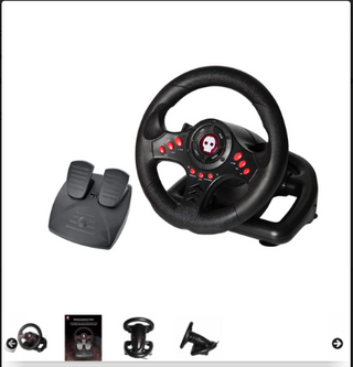 UNBOXED Numskull Racing wheel and Pedals