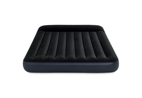 Intex Queen Pillow Rest Classic Airbed W/ Fiber-Tech Bip - Evogames
