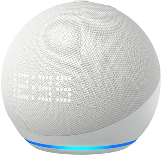 Amazon - Echo Dot with Clock (5th Gen 2022 Release) Smart Speaker with Alexa - Evogames