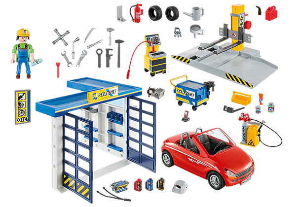 Playmobil City Life Car Repair Garage 70202 - Evogames