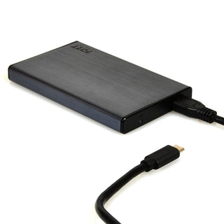 Port Connect 2.5" USB-C External HDD Enclosure Black - Evogames
