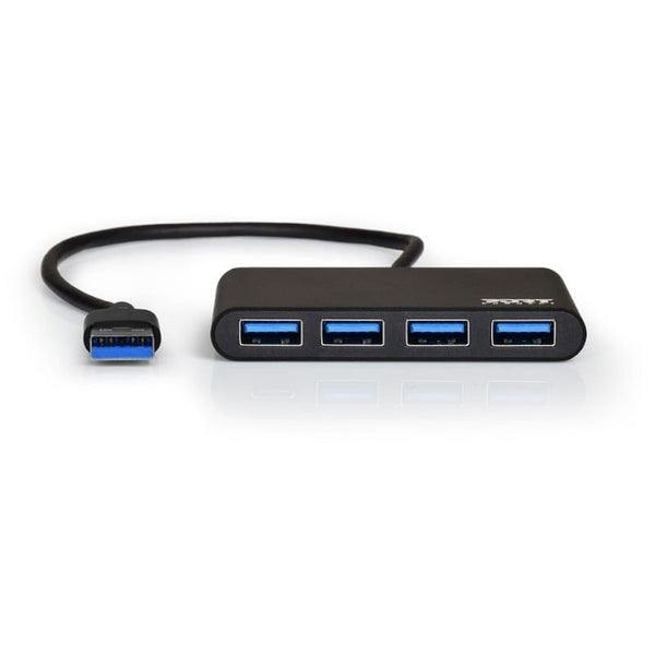 Port USB3.0 to 4 x USB3.0 5Gbps 4 Port Hub - Black - Evogames