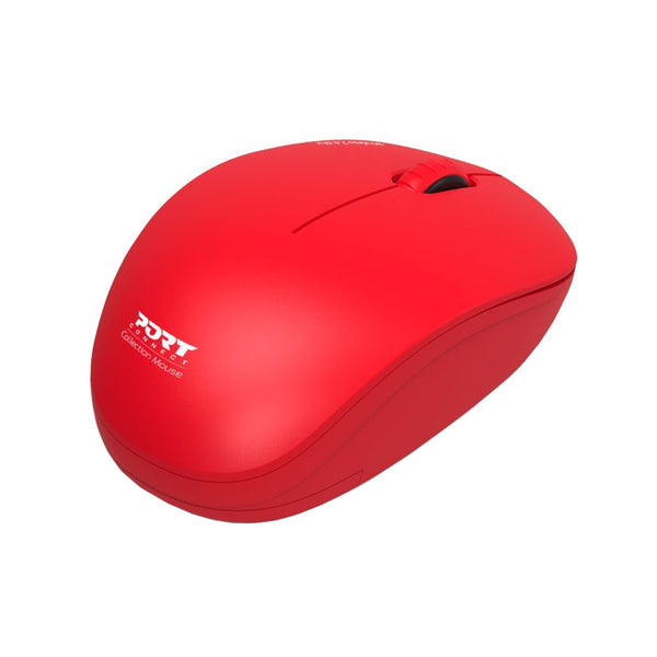 Port Connect MOUSE COLLECTION WIRELESS RED - Evogames