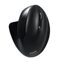 Port Connect Wireless Rechargeable Ergonoc Mouse Bluetooth - Black - Evogames