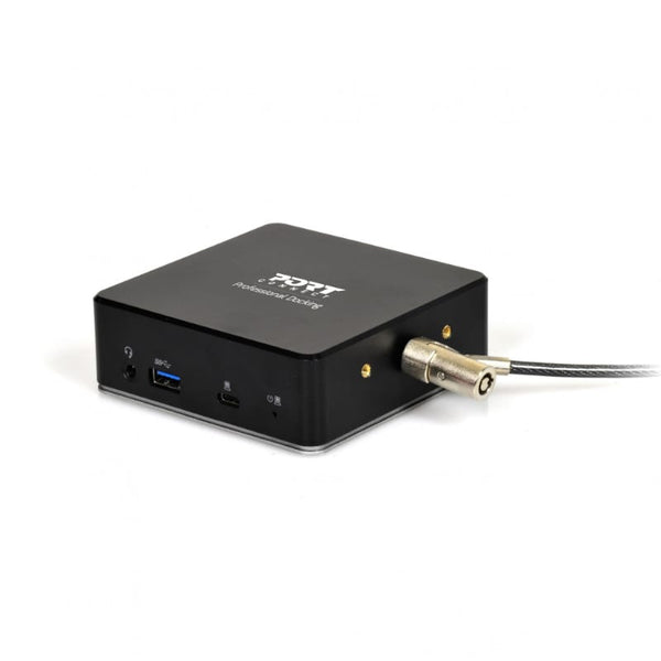 Port USB Type-Cáto 1 x RJ45|2 x USB3.1 Gen1|2 x HDMI|1 x Type-C|1 x USB3.1 Gen1 | Apple Charging 2.4A|1 x Aux Dock - Black - Evogames