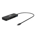 Port USB Type-C to 1 x RJ45|1 x USB3.0 SS|1 x Type-C 85W PD|1 x HDMI2.0|1 x VGA 30cm Cable Dock - Black - Evogames