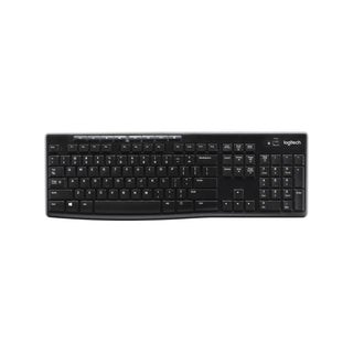 LOGITECH K270 FULL SIZE WIRELESS KEYBOARD, BLACK - Evogames