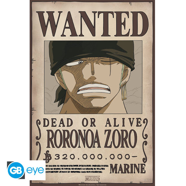 One Piece - Set 2 Chibi Posters - Wanted Zoro & Sanji (52x35) - Evogames