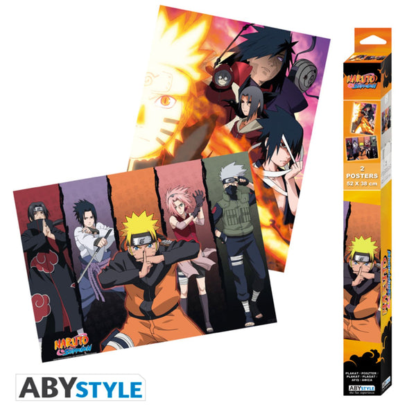 Naruto Shippuden - Set 2 Chibi Posters - Groups (52x38) - Evogames