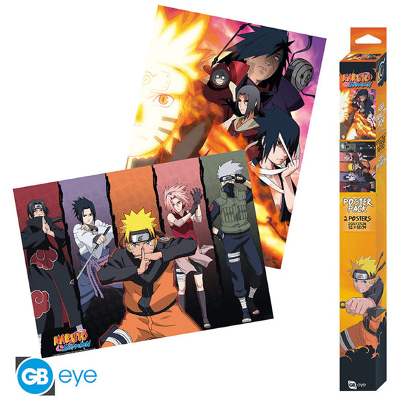Naruto Shippuden - Set 2 Chibi Posters - Groups (52x38) - Evogames
