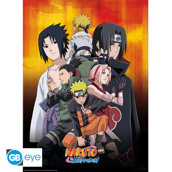 Naruto Shippuden - Set 2 Chibi Posters - Ninjas (52x38) - Evogames