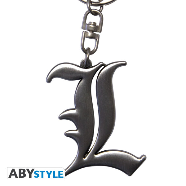 Death Note - Keychain 3D L Symbol - Evogames