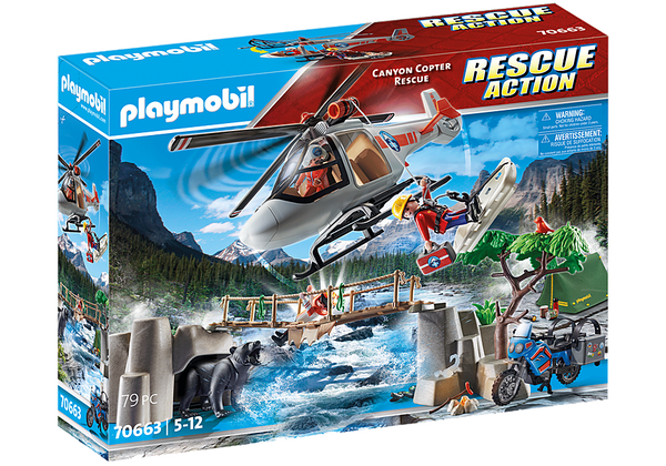 Playmobil Canon Copter Rescue 70663 - Evogames