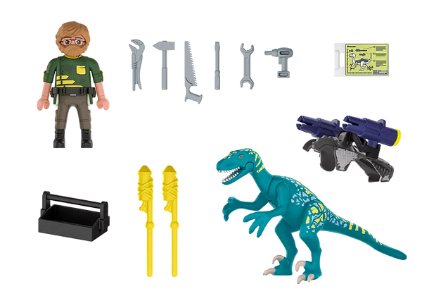 Playmobil Dino Rise Deinonychus: Ready for Battle - Evogames