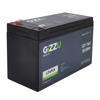 Gizzu 12v 7ah Lithium batteries - Evogames