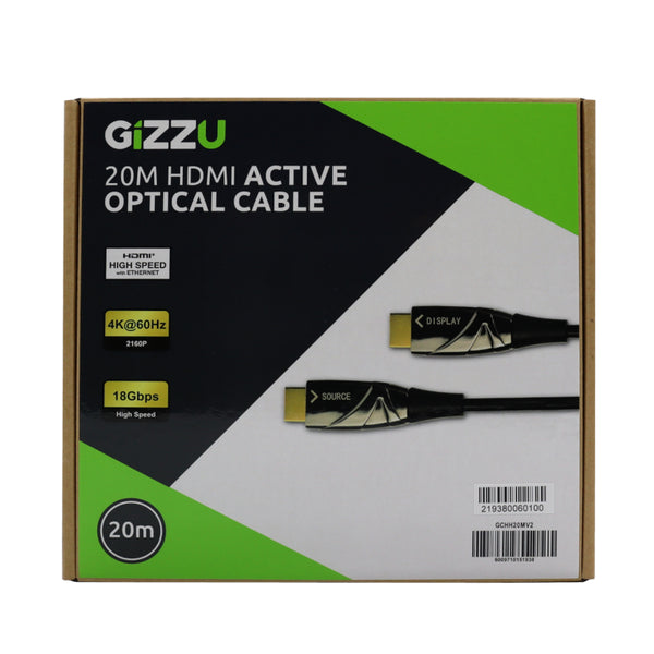 GIZZU High Speed V2.0 HDMI 20m Cable with Ethernet - Evogames