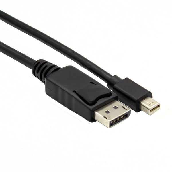GIZZU Mini DP to DP 4k 30Hz|4k 60Hz 3m (Thunderbolt 2 compatible) Cable - Black - Evogames